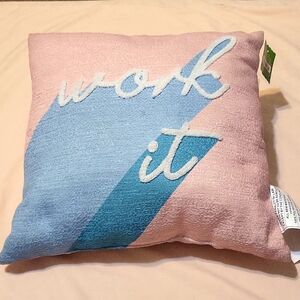 "Work it" Decorative Pillow